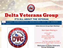 Tablet Screenshot of deltaveteransgroup.org